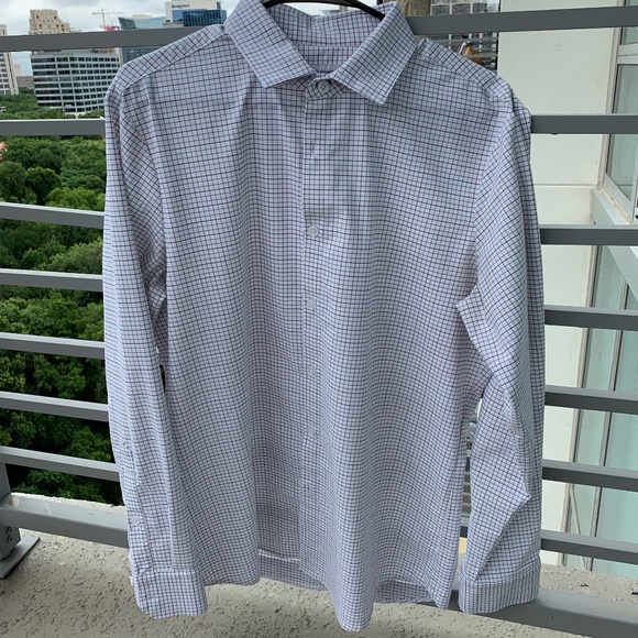 Mizzen+Main Other - Mizzen + Main Mens Large Trim Fit Shirt